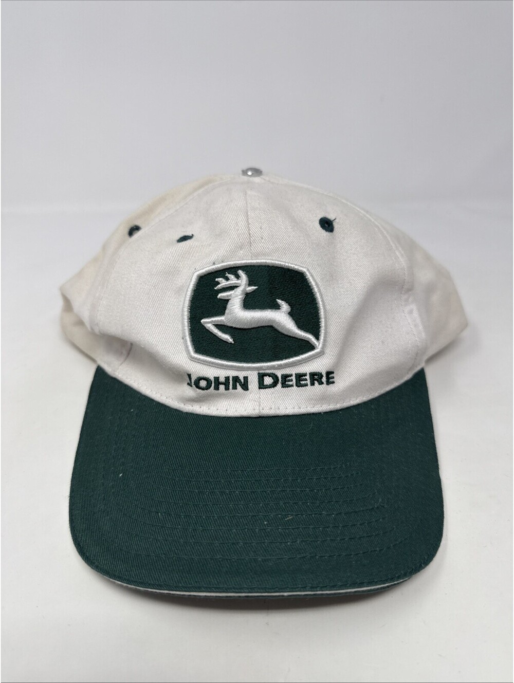 John Deere Hat Adult Mesh Snapback Two Tone Logo Trucker Cap Mens